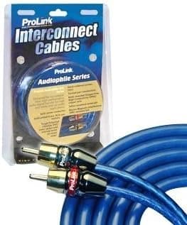 ProLink Audiophile Series Stereo RCA Interconnect Cables 0.5 Meter