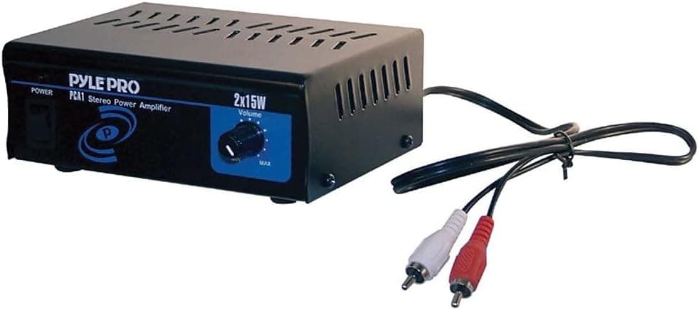 Pyle Home Compact Mini Stereo Power Amplifier 2x15 Watt (PCA1)