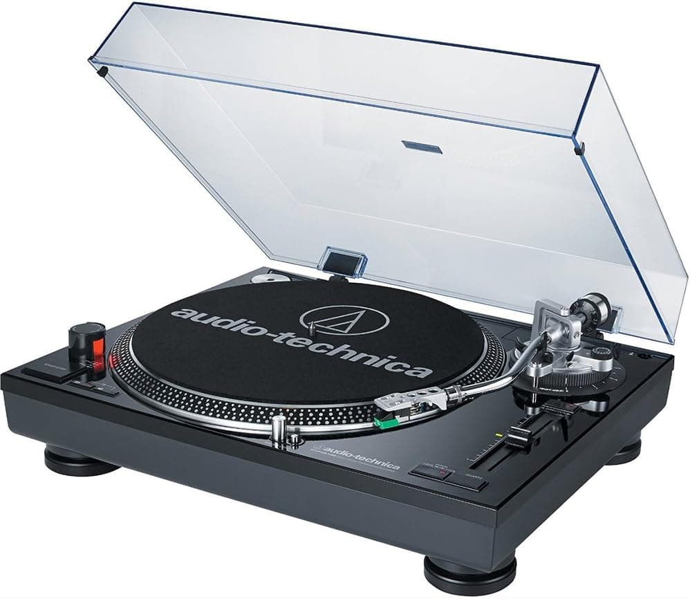 Audio-Technica AT-LP120BK-USB Direct-Drive Professional USB Turntable (Black)