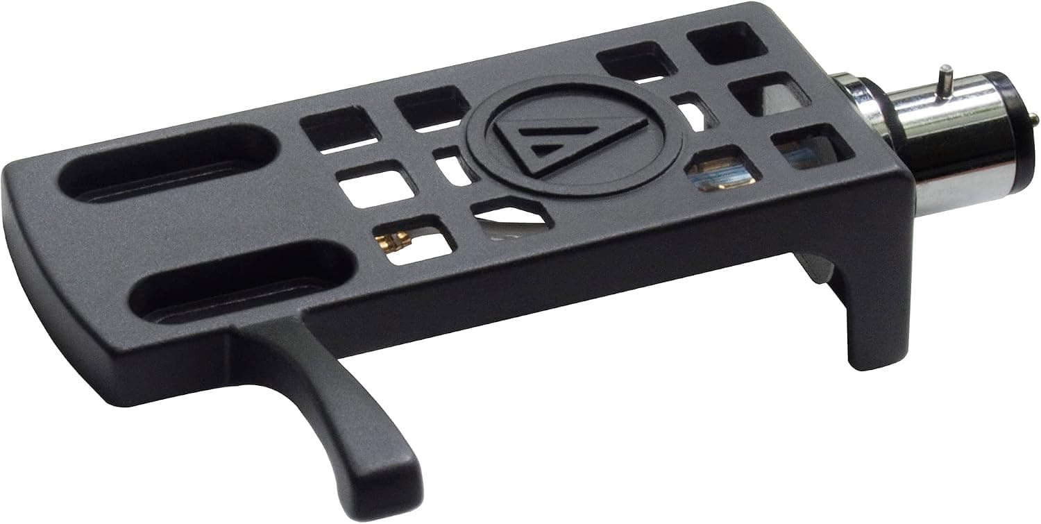 Audio-Technica AT-HS10BK 1/2" Universal Headshell for 4-Pin Turntable Cartridges, Black