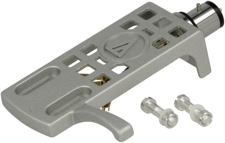 Audio-Technica AT-HS10SV 1/2" Universal Headshell for 4-Pin Turntable Cartridges, Silver