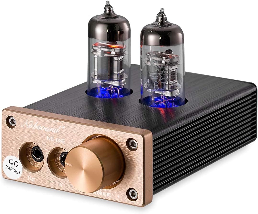 Nobsound NS-08E Vacuum Tube Headphone Amplifier Hi-Fi Valve Preamplifier