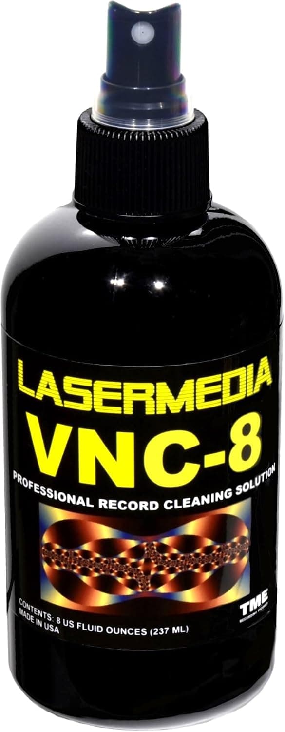 Lasermedia Vinyl Record Cleaning Solution Fluid Residue Free 8 Oz Spray VNC-8