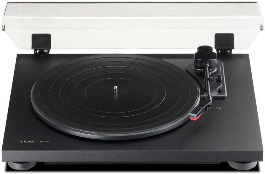 TEAC Classic Belt-Drive Turntable with Preamp and USB Digital Output (Black)