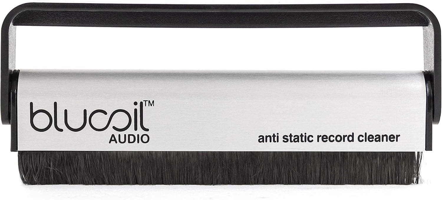 Blucoil Audio Carbon Fiber Anti-Static Cleaning Brush for Vinyl/LP Records
