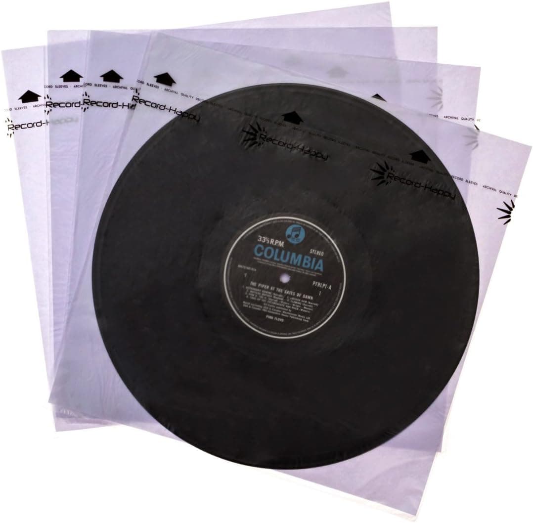 Record Inner Sleeves Anti-Static (50Pk) Premium Protection Covers for 12" LP Vinyl