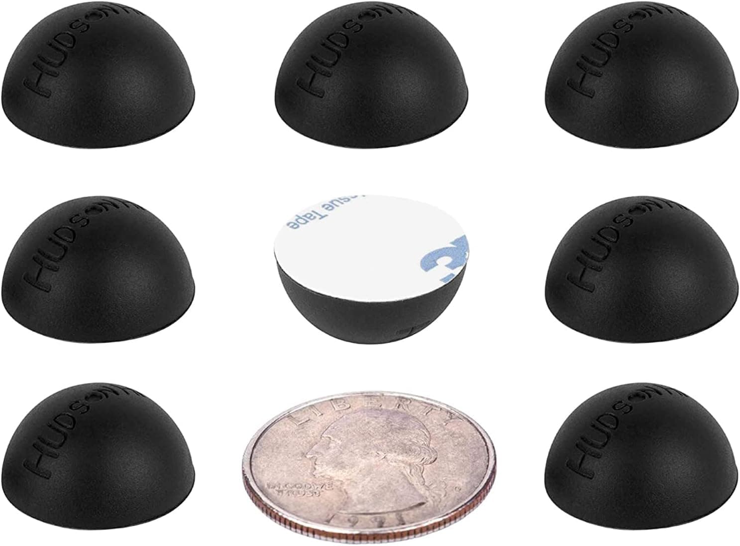 Speaker Isolation Pads, 8-Pack 0.75" Silicone Feet for Speakers/Turntables, Adhesive