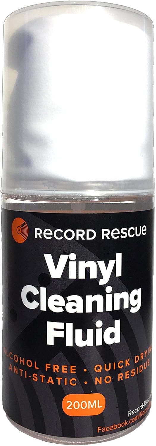 Record Rescue Vinyl Cleaning Fluid & Microfiber Towel 200ml Spray Bottle