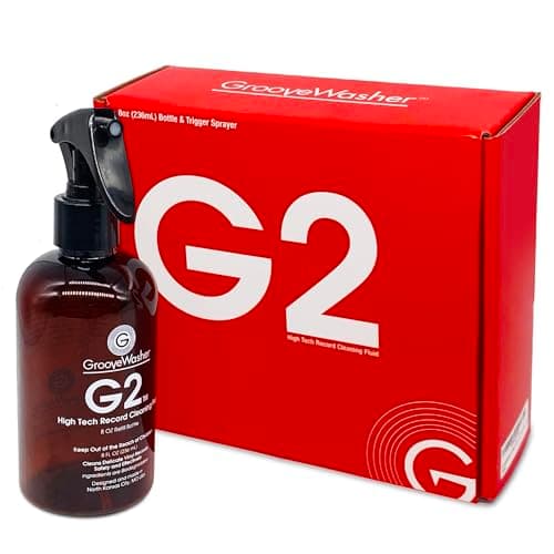 GrooveWasher G2 Vinyl Record Cleaner Solution Spray, 8 Fl Oz Refill