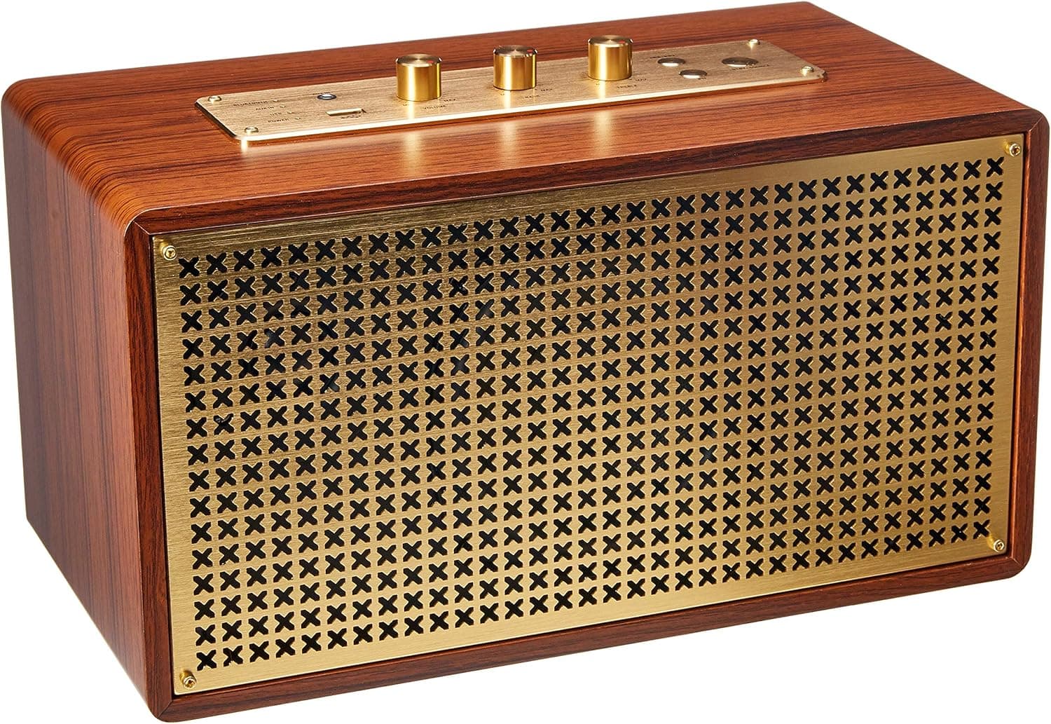 Amazon Basics Vintage Retro Bluetooth Speaker