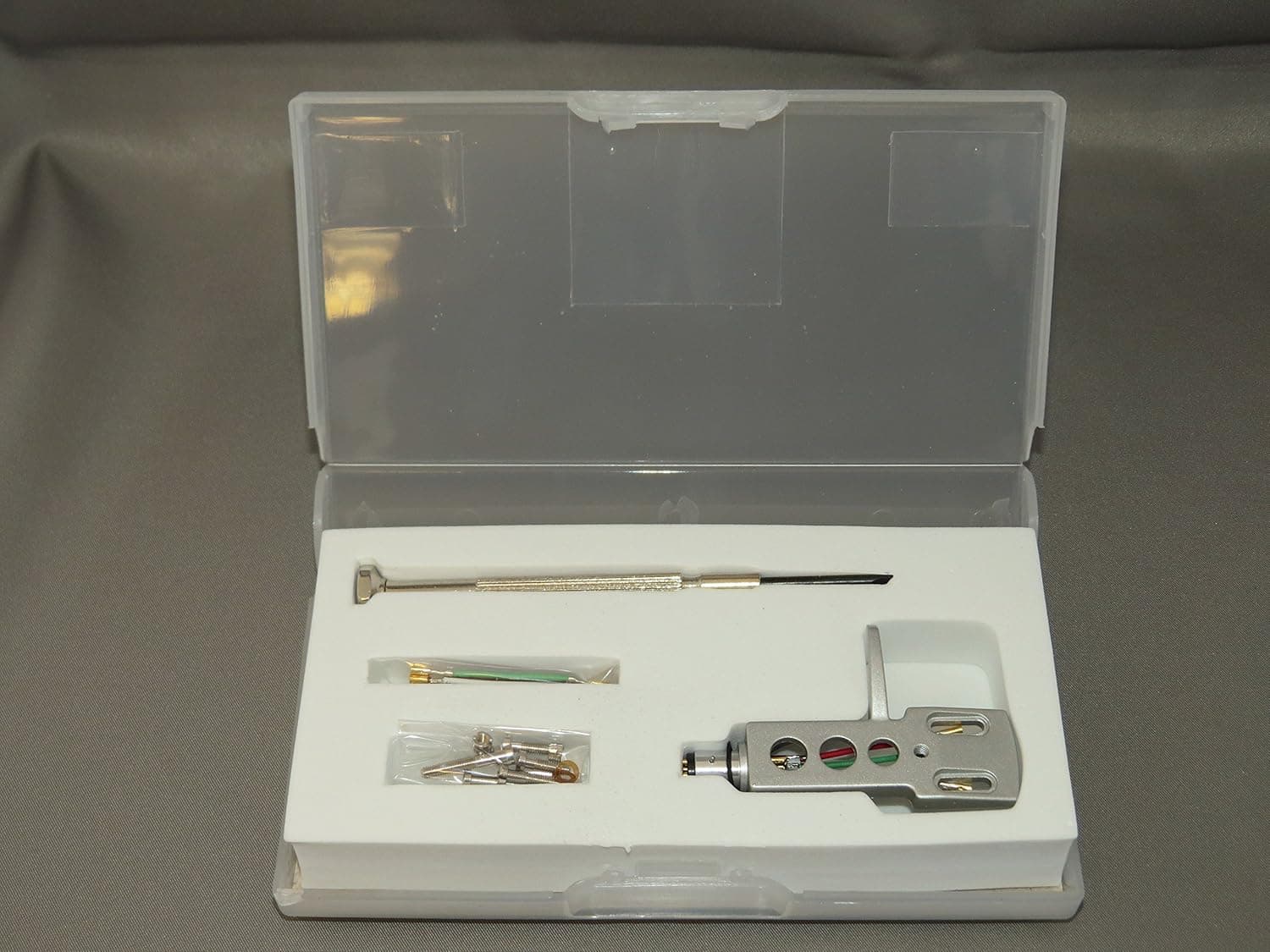 Turntable Headshell OFC Phono Cartridge Leads Mounting Hardware Kit Silver Technics