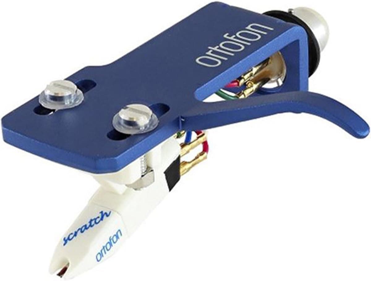 Ortofon OM Scratch White Premount on Headshell