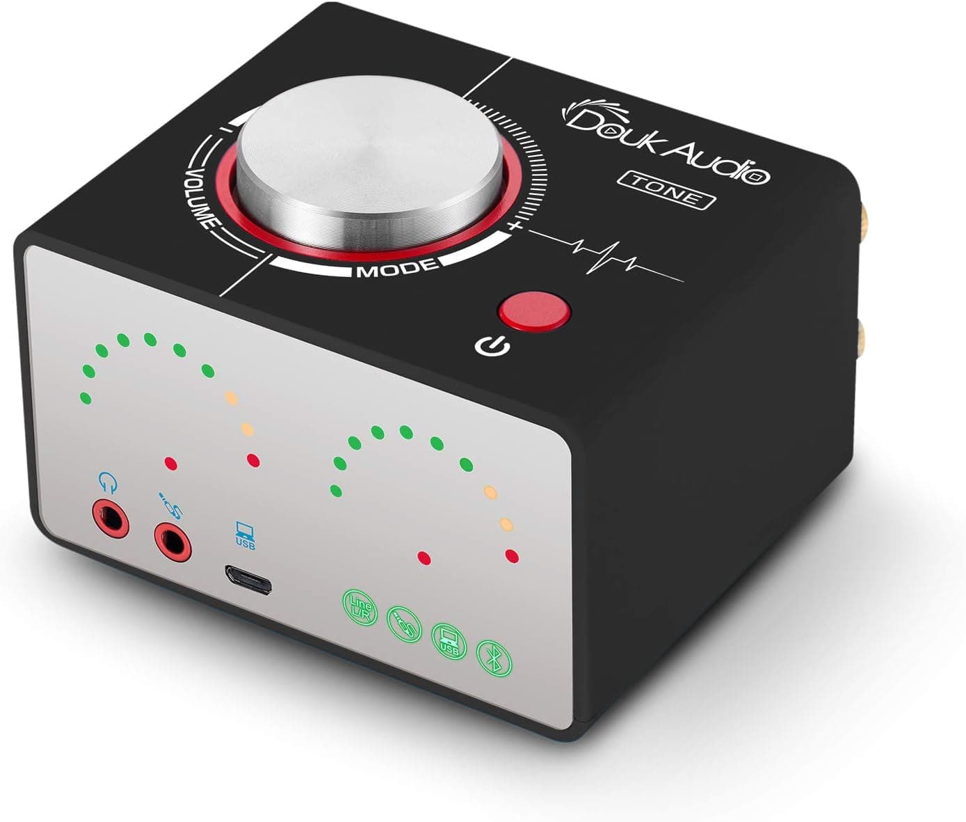 Douk Audio Bluetooth 5.0 Power Amplifier 2 Channel Mini Hi-Fi 50W x2 with USB
