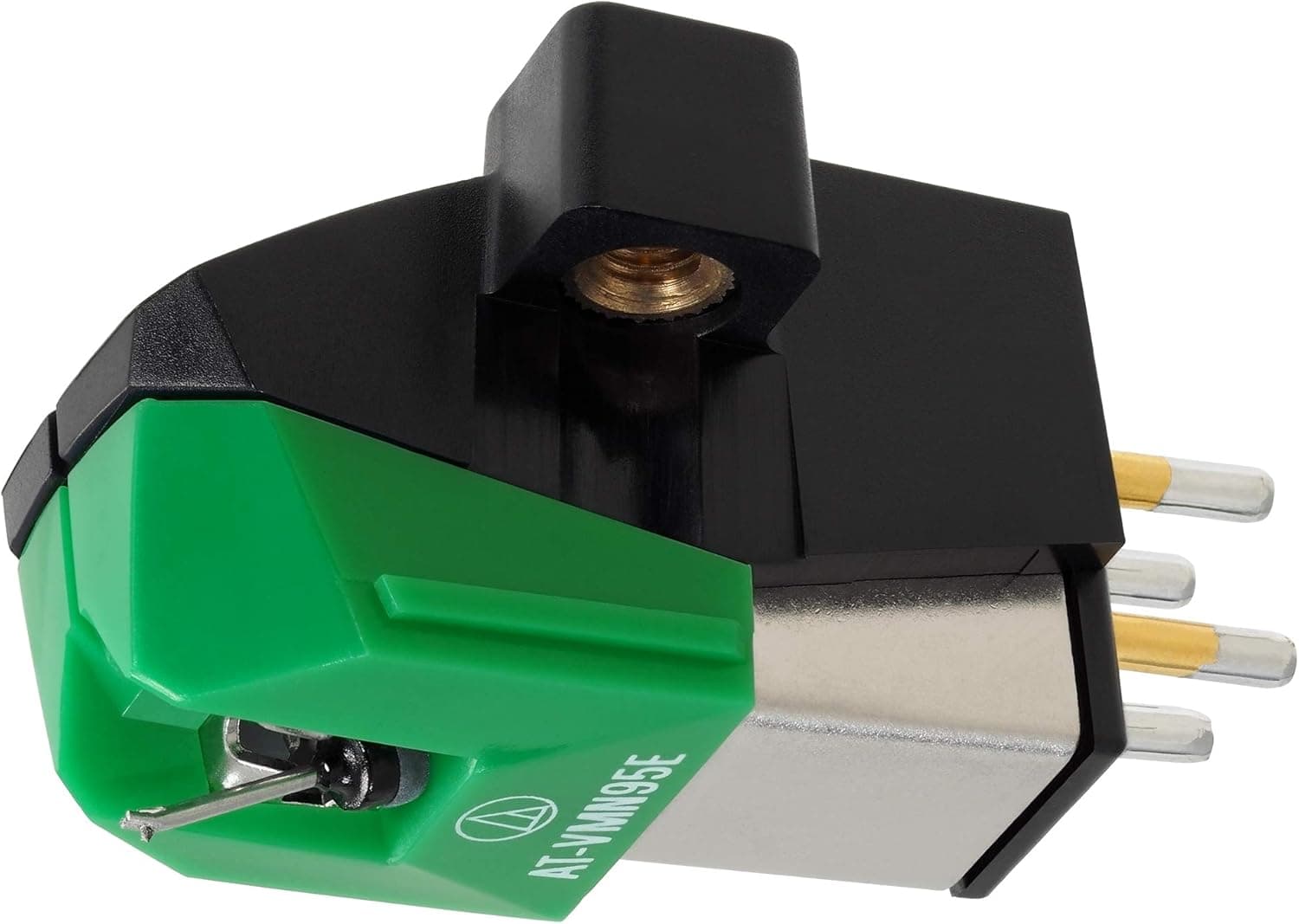Audio-Technica AT-VM95E Dual Moving Magnet Turntable Cartridge (Green)