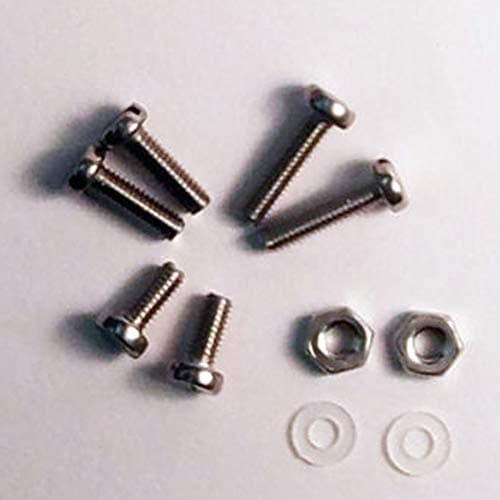 Cartridge Mounting Screws & Hardware for Turntable Headshells 10 pcs.