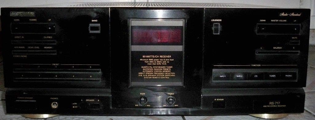 Fisher RS-717 Vintage AM/FM Stereo Receiver 80WPC