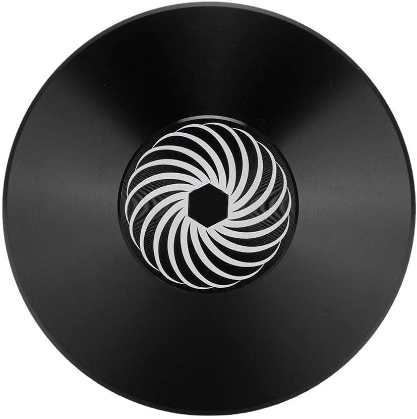 VBESTLIFE Aluminum Record Disc Stabilizer Turntable Clamp (Black)