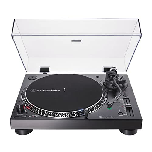 Audio-Technica AT-LP120XBT-USB-BK Wireless Direct-Drive Turntable (Analog, Wireless & USB), Fully Manual, 3 Speed, Convert Vinyl to Digital, Built-in Pre-Amp, Black