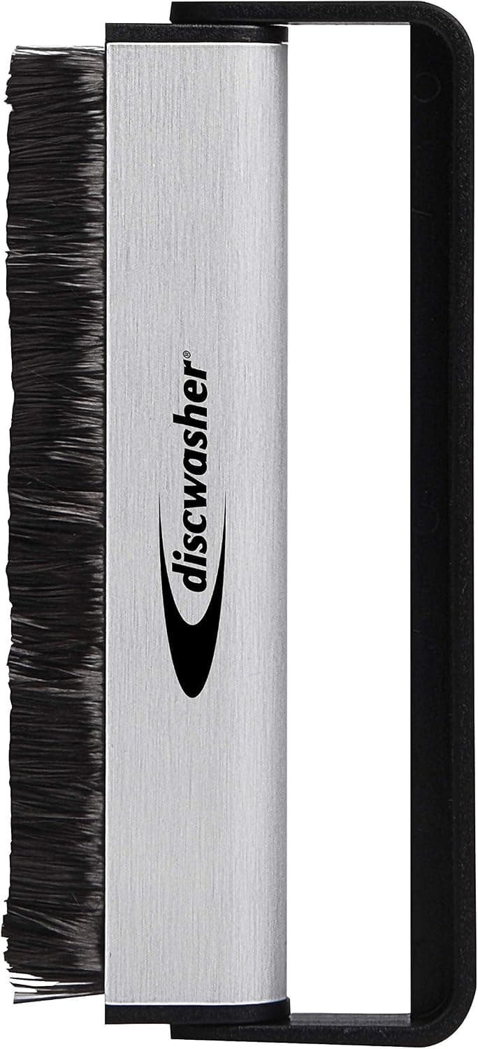 Discwasher RDCFBZ Carbon Fiber Vinyl Record Cleaning Anti-Static Brush (Silver)