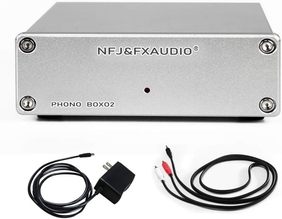 FX Audio MM/MC Phono Preamp Turntable Preamplifier (with Power Supply)