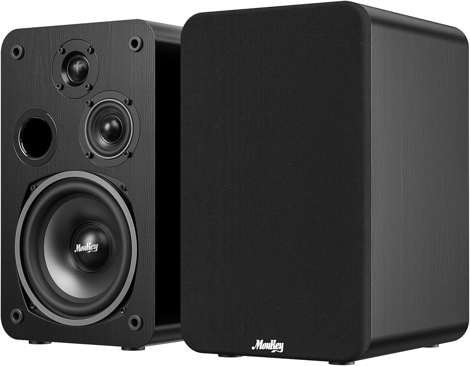 Moukey M20-3 Passive Bookshelf Speakers 3-Way (Pair)