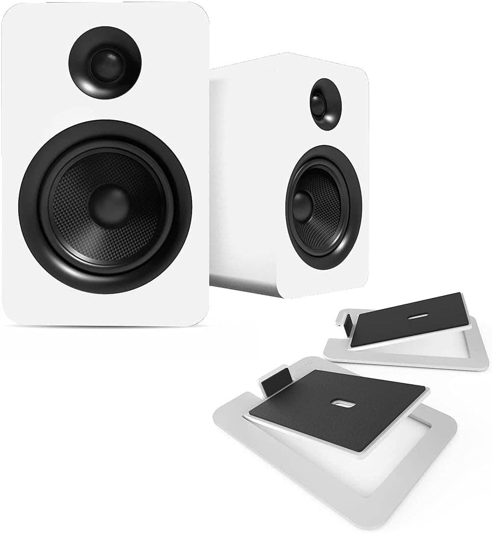 Kanto YUP6 Passive Bookshelf Speakers with S6 Stands (Pair)