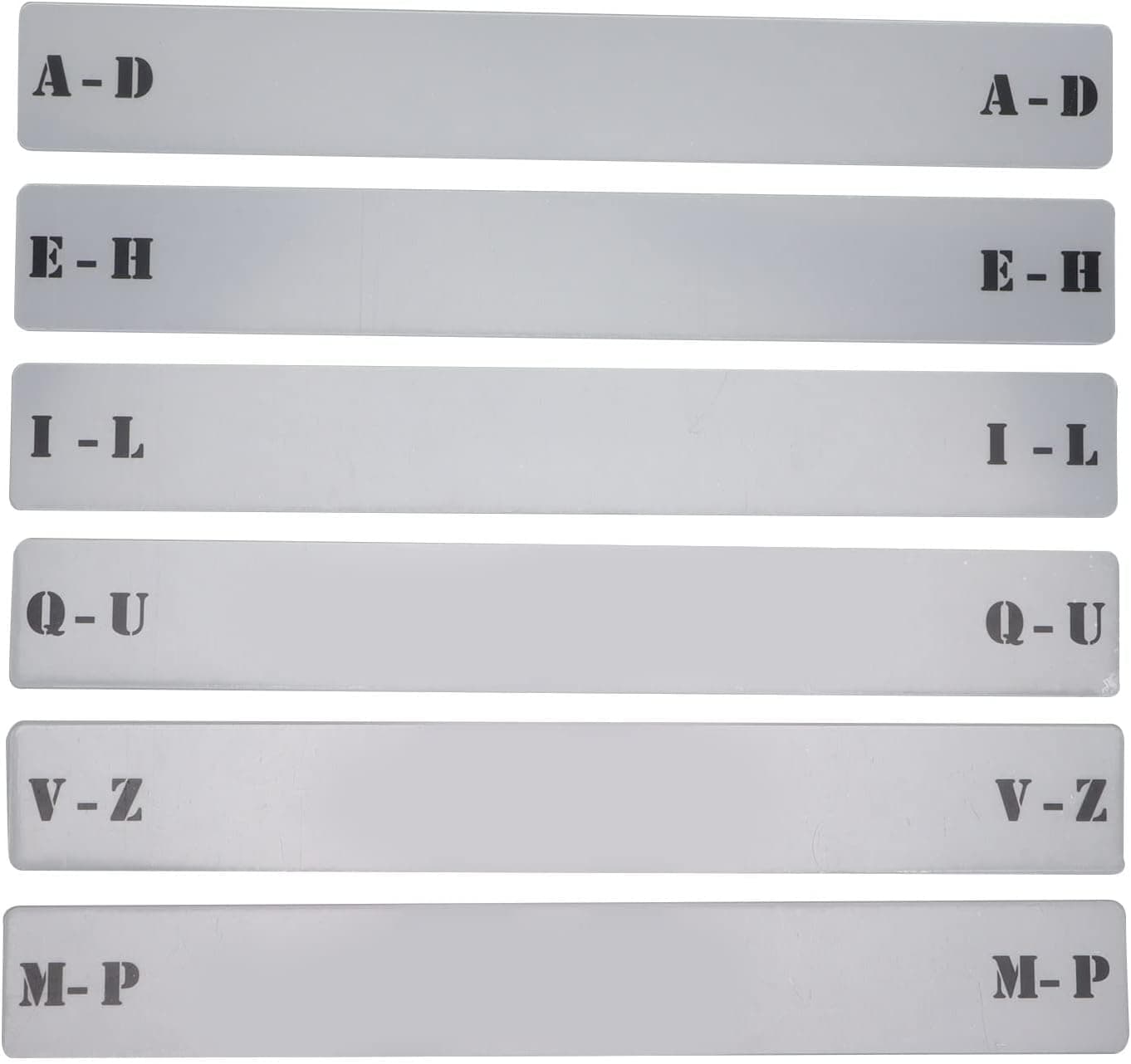 Dilwe A-Z Vinyl Record Category Label Cards LP Record Divider Cards