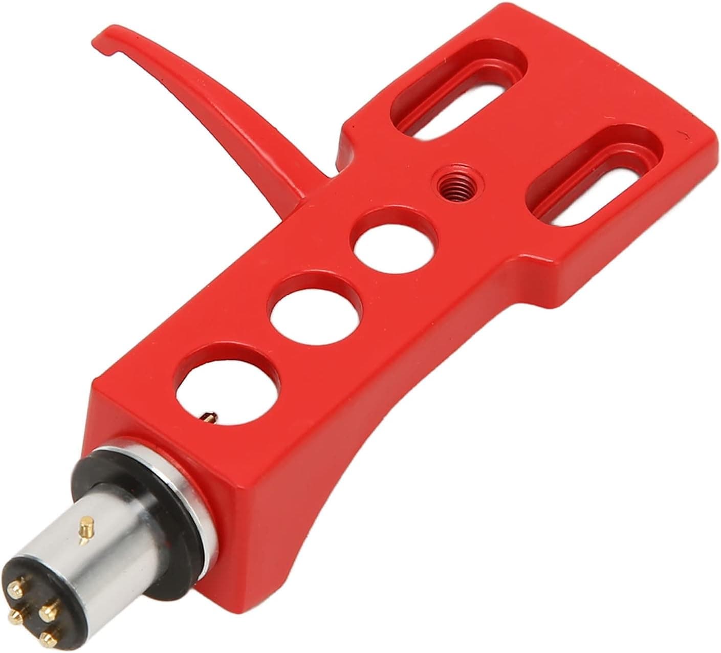Turntable Cartridge Headshell Combo Kit, Needle Holder for Phono Heads (Red)