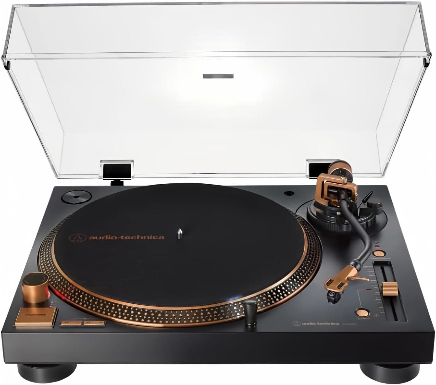 Audio-Technica AT-LP120XUSB-BZ Direct-Drive Turntable (Analog & USB), Fully Manual, 3 Speed, Bronze