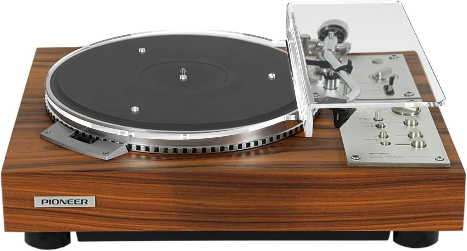 MT Universal Turntable Dust Cover Premium 5mm Transparent Ultra-Clear Acrylic Flat