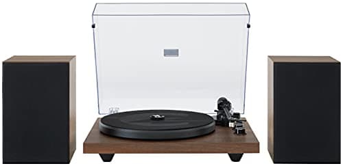 Crosley C62C-WA Record Player with Speakers, Walnut