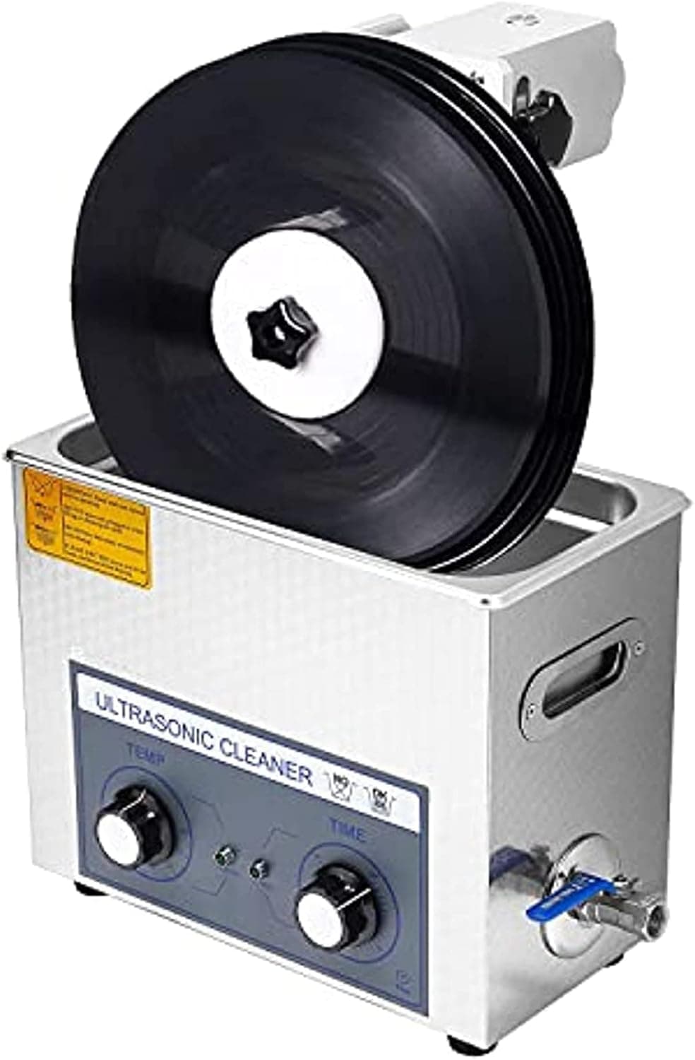 HSRG Ultrasonic Vinyl Record Cleaner 6L Auto-Rotating Double-Sided LP Cleaning