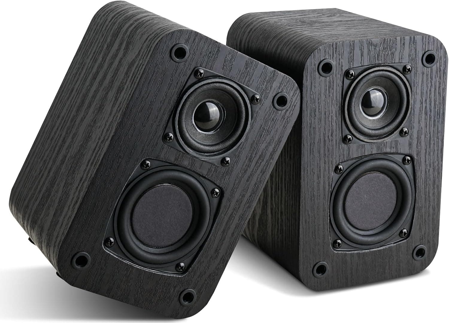 RIOWOIS Passive Bookshelf Speakers Wall Mountable (Pair)
