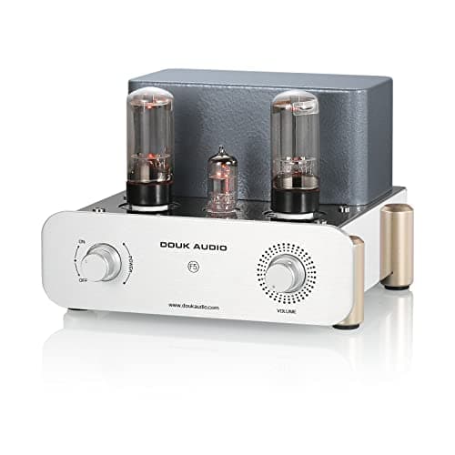 Douk Audio F5 Pure Class A HiFi Vacuum Tube Amplifier - Single-Ended Stereo Amp for Home Audio System with RCA Inputs
