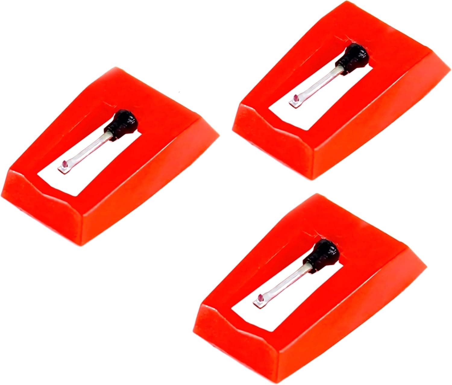 Record Player Needles Turntable Stylus Replacement for Crosley/Victrola, Pack of 3