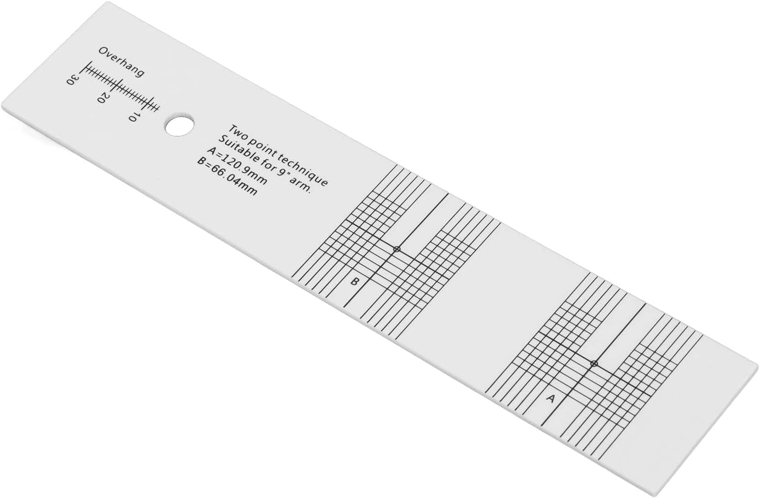 Phono Cartridge Alignment Protractor Tool, High Accuracy for Record Player