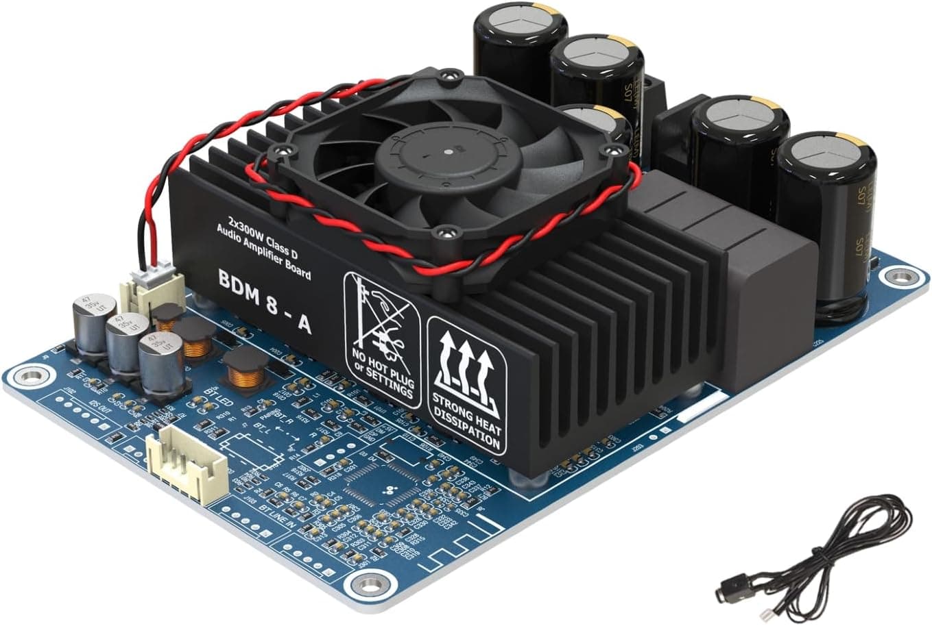 TPA3255 2x300W HiFi Digital Power Class D Amplifier Board 2.0 Channel Stereo (BDM8-A)