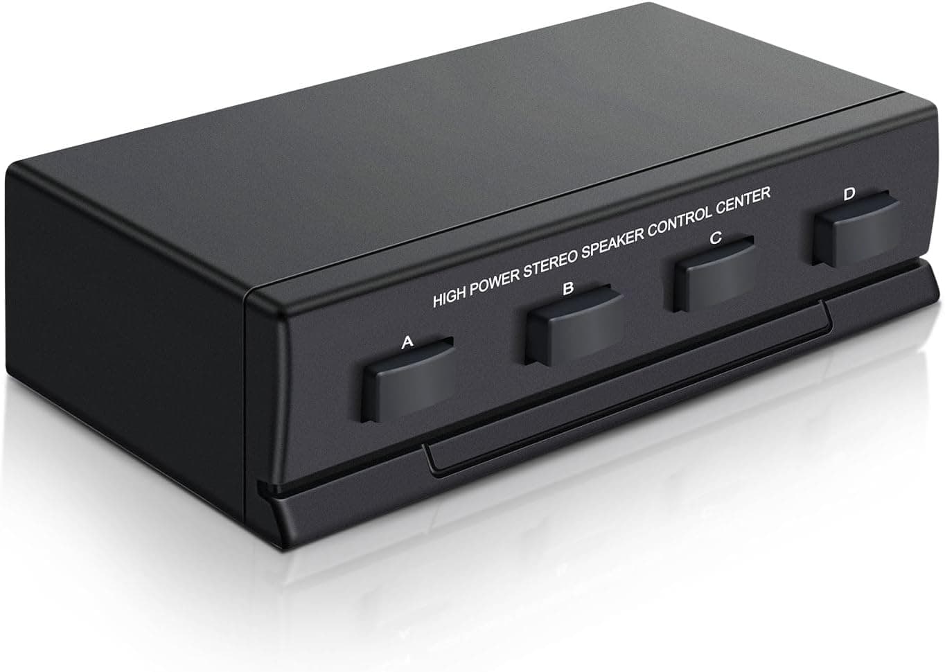 TNP Speaker Selector Switch Box 4 Zone A/B/C/D with Spring Clip Connectors, up to 100W