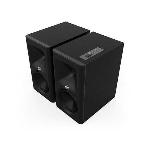 Klipsch The Fives II Dolby Atmos 5.25" Powered Speakers, Black (Pair)