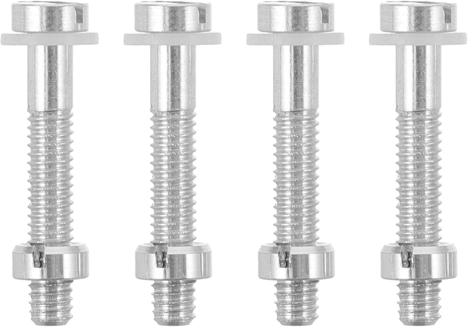 GRIRIW 4pcs Phono Cartridge Mounting Screws Aluminum Turntable Headshell Screws