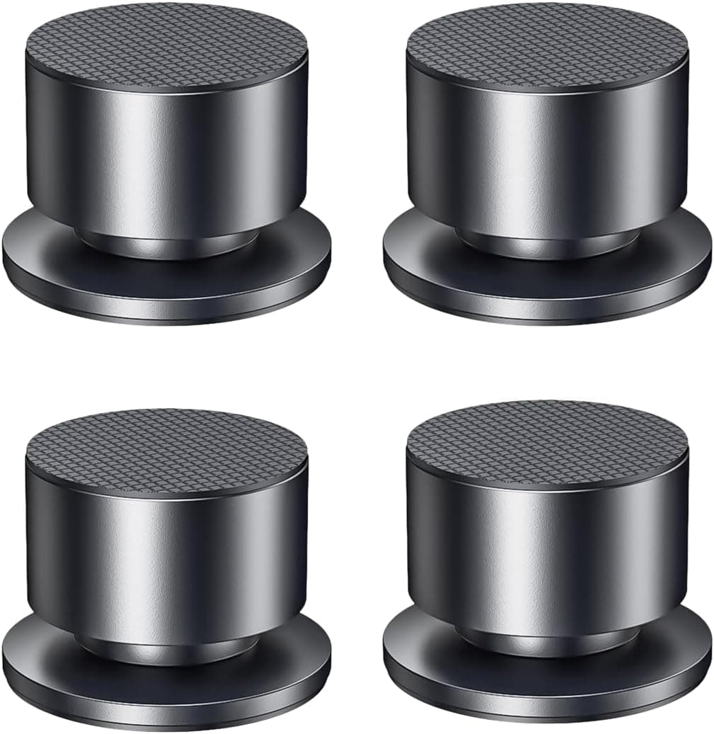 Turntable Isolation Feet, Speaker Anti-Vibration Pads, 4-Pack Metal Audiophile Grade