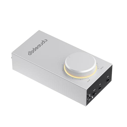 FiiO JadeAudio GIGAS 1 High-Power Desktop Headphone Amplifier, Class AB Discrete Amp, Up to 4600mW+4600mW Balanced Output, 4.4mm & 3.5mm Outputs (Silver)