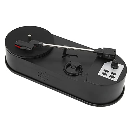 Aoresac Turntable USB Mp3 Converter Portable 33 45 RPM | ABS, USB Memory Conversion, Standalone Playback, Stereo Output, Battery Power, Travel, Record Player Support